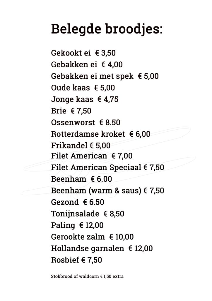 broodjes kaart 23 7 25